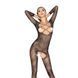 Бодистокинг Passion BS040 black, комбинезон с открытой грудью 101506 фото 1