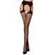 Эротические колготки TIOPEN 004 nero 1/2 (fishnet 40 den) - Passion, имитация чулок и пояса 109544 фото 1