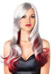 Leg Avenue Allure Multi Color Wig Grey/Red 106014 фото