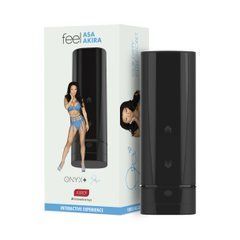 Мастурбатор Kiiroo Onyx+ Asa Akira, 10 стискальних кілець, не треба рухати, теледильдоніка 105650 фото
