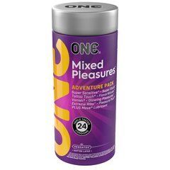 Презервативы ONE Mixed Pleasures 24 шт, подарочная упаковка тюб 109848 фото