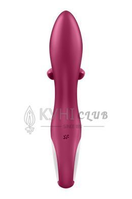 Вібратор-кролик із потрійним відростком Satisfyer Embrace me Berry, 2 мотори, діаметр 3,6 см 104267 фото