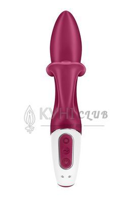 Вібратор-кролик із потрійним відростком Satisfyer Embrace me Berry, 2 мотори, діаметр 3,6 см 104267 фото