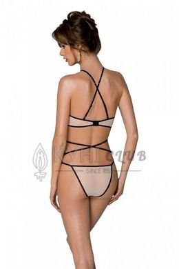 Комплект білизни Passion CHIKA SET, XXL/XXXL, cream, топ, трусики 107707 фото