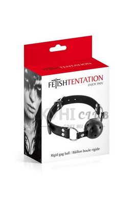 Повітропроникний кляп Fetish Tentation Rigid Gag Ball 103804 фото