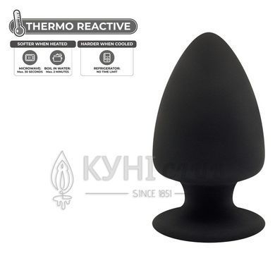 Анальна пробка SilexD (Model 1 size M) двошарова, силікон + Silexpan, діаметр 6,2 см 103438 фото