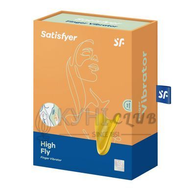 Вибратор на палец Satisfyer High Fly Yellow 102511 фото