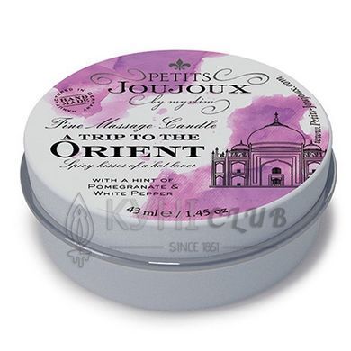 Массажная свечa Petits Joujoux - Orient - Pomegranate and White Pepper (43 мл) с афродизиаками 100909 фото