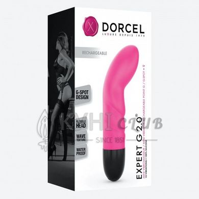 Вібратор Dorcel Expert G 2.0 Magenta для точки G, що перезаряджається 108585 фото