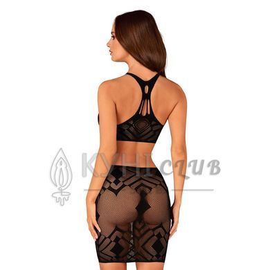Эротичный полупрозрачный комплект Obsessive K101 top & skirt S/M/L, топ, юбка 106154 фото