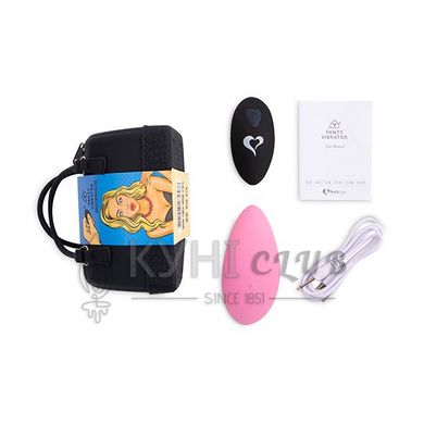 Вибратор в трусики FeelzToys Panty Vibrator Pink с пультом ДУ, 6 режимов работы, сумочка-чехол 108609 фото