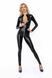 Комбінезон з мокрим ефектом Noir Handmade F293 Powerwetlook catsuit with front zipper, M 108188 фото 1