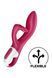 Вібратор-кролик із потрійним відростком Satisfyer Embrace me Berry, 2 мотори, діаметр 3,6 см 104267 фото 3