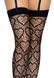 Ажурные чулки с сердечками Leg Avenue Heart Black, one size 105883 фото 5