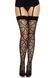 Ажурные чулки с сердечками Leg Avenue Heart Black, one size 105883 фото 1