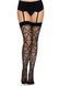 Ажурные чулки с сердечками Leg Avenue Heart Black, one size 105883 фото 4