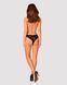 Мереживні трусики із заниженою талією Obsessive Estiqua panties XS/S, black 105683 фото 4