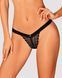 Мереживні трусики із заниженою талією Obsessive Estiqua panties XS/S, black 105683 фото 1