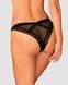 Мереживні трусики із заниженою талією Obsessive Estiqua panties XS/S, black 105683 фото 2