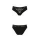 Трусики с широкой резинкой и кружевом Passion PS001 PANTIES black, size M 102154 фото 5