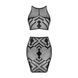 Эротичный полупрозрачный комплект Obsessive K101 top & skirt S/M/L, топ, юбка 106154 фото 3