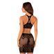 Эротичный полупрозрачный комплект Obsessive K101 top & skirt S/M/L, топ, юбка 106154 фото 2