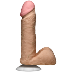 Фаллоимитатор Doc Johnson The Realistic Cock 6 inch White - ULTRASKYN, Vack-U-Lock, диаметр 4,3см 109009 фото