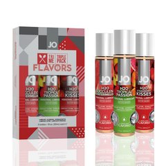 Набор System JO Tri-Me Triple Pack - Flavors (3 х 30 мл) три разных вкуса оральных смазок 100648 фото