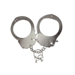 Наручники металеві Adrien Lastic Handcuffs Metallic (поліцейські) 101389 фото