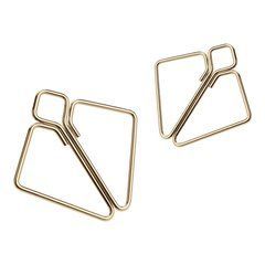 Затискачі для сосків LOCKINK Minimalism Nipple Clamps, золотисті 110009 фото