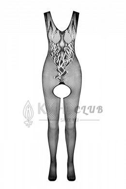 Бодістокінг з крилами Passion BS098 One Size, black, середня сітка, відкритий доступ 106952 фото