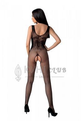 Бодістокінг з крилами Passion BS098 One Size, black, середня сітка, відкритий доступ 106952 фото