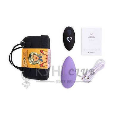 Вибратор в трусики FeelzToys Panty Vibrator Purple с пультом ДУ, 6 режимов работы, сумочка-чехол 108610 фото