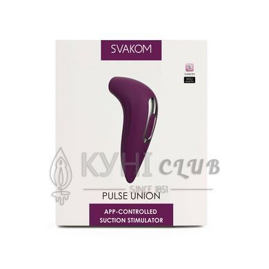 Вакуумный смарт-стимулятор Svakom Pulse Union, интенсивная стимуляция 104340 фото