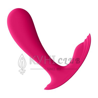 Смарт-вибратор в трусики Satisfyer Top Secret Pink вагинально-клиторальный, 2 мотора 105749 фото