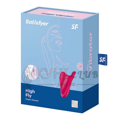 Вібратор на палець Satisfyer High Fly Red 102512 фото