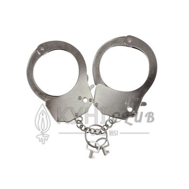 Наручники металеві Adrien Lastic Handcuffs Metallic (поліцейські) 101389 фото