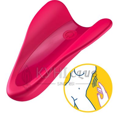 Вібратор на палець Satisfyer High Fly Red 102512 фото