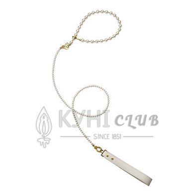Перлинний набір для фіксації LOCKINK Pearl Bondage & Restraint Set, наручники, поножі, повідець 110067 фото