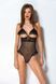 Еротичне боді Passion DOLLY BODY, L/XL, black, з відкритими чашками 107708 фото 5