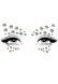 Прикраса-зірочки для тіла Leg Avenue Celeste face jewels sticker, наліпки, світяться у темряві 107192 фото 2