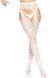 Ажурные колготки с сердечками Leg Avenue Heart White, one size, имитация чулок 105884 фото 5