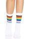 Носки женские в полоску Leg Avenue Pride crew socks Rainbow, 37&ndash;43 размер 106572 фото 1