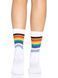 Носки женские в полоску Leg Avenue Pride crew socks Rainbow, 37&ndash;43 размер 106572 фото 2