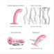 Насадка для страпона з подвійною точковою пульсацією Strap-On-Me TAPPING DILDO WAVE &ndash; CORAL PINK, М 107637 фото 3