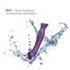 Смартвибратор 3в1 Zalo &mdash; Queen Twilight Purple, пульсирующая жемчужина и вакуум, кристалл Swarovski 104641 фото 6