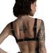 Ліф з натуральної шкіри Feral Feelings - Bikini Top Black 107437 фото 3