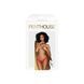 Трусики-тонг Penthouse Dangerous Darling M/L Red, мереживо, висока посадка, виріз спереду, бантик 104474 фото 3