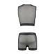 Комплект мужского белья на шнуровке Passion 053 SET WILLIAM S/M Black, жилет, боксеры 105605 фото 6