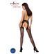 Эротические колготки-бодистокинг Passion S014 black, имитация чулок в сеточку и пояса 100794 фото 4